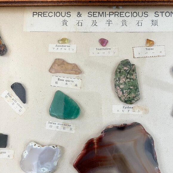 Vintage Mounted Rocks, Gemstones and Minerals Collection - Picture 6 of 15